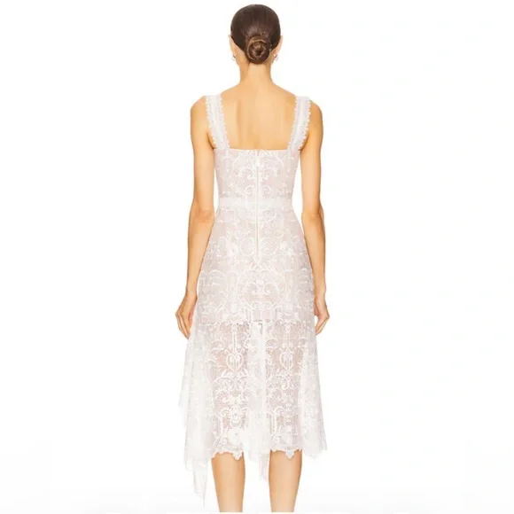 Tiffany Blanc Dress in White
Bronx and Banco. Lace Midi Dress - Picture 2 of 5